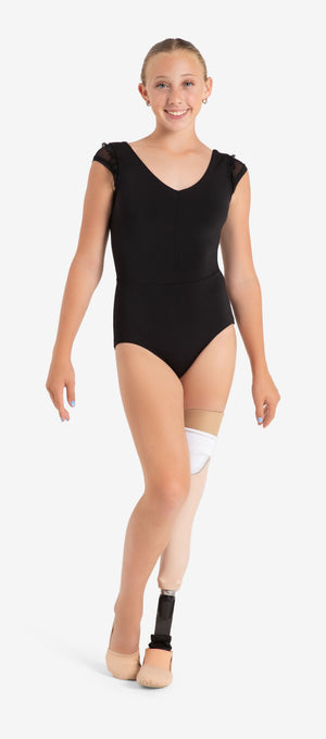Capezio Whispering Waves Coastal Cap Sleeve Leotard - Leotards - Back