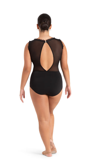 Capezio Whispering Waves Saltwater High Neck Leotard - Leotards - Detail