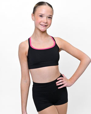 Total Dance Studio Wear Personalised High Waisted Dance Shorts - Back