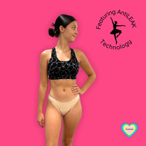 Knicked Period Dance Underwear ~ Dance Diva Heavy Absorbancy ~ Seamless with Anti-leak Technology - Period Underwear