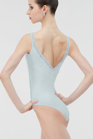 Wear Moi Evidence Tank Style Camisole Leotard Child & Adult - Light Grey - Leotards - Back