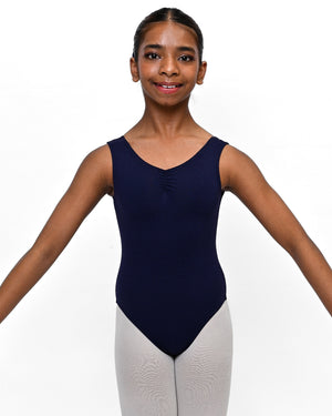Total Dance Studio Wear Essential Gathered Front Leotard - High Back - Leotards - View 13