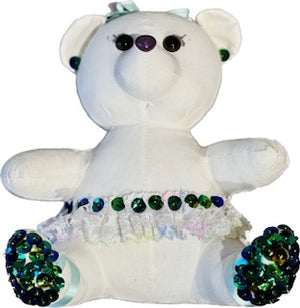 Total Dance Australia Sign Me Bear - Small - Calico Bear - Back