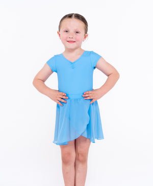 Total Dance Studio Wear Chiffon Pull-On Ballet Wrap Skirt - Pull on Ballet Skirt - Back