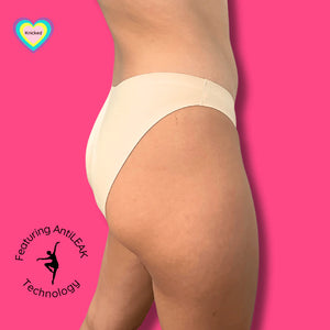 Knicked Period Dance Underwear ~ Dance Diva Heavy Absorbancy ~ Seamless with Anti-leak Technology - Period Underwear - Side