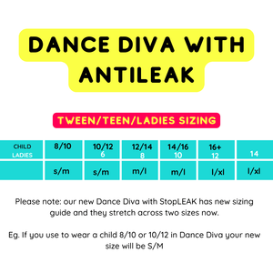 Knicked Period Dance Underwear ~ Dance Diva Heavy Absorbancy ~ Seamless with Anti-leak Technology - Period Underwear - Close-up