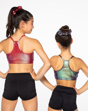 Pink Lemon Dancewear Mystique Crop Top - High-Performance Gymnastics Training Wear - Crops - View 11