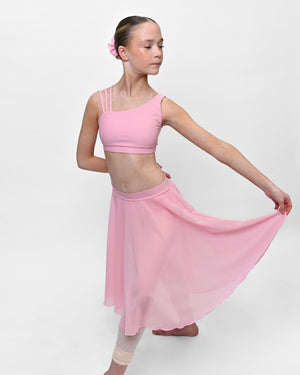 Total Dance Studio Wear Mastery Dance Skirt - Hi Multi Chiffon - Detail