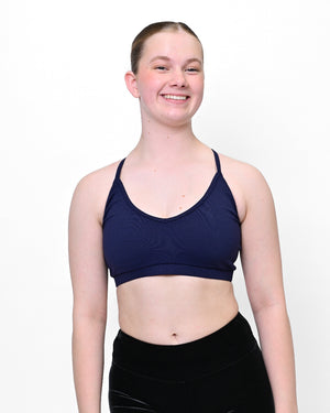 Total Dance Studio Wear Essential Dance Cross Strap Crop Top - Crops - View 7