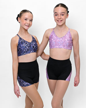 Pink Lemon Dancewear Nova Splice Dance Short - Shorts - Close-up