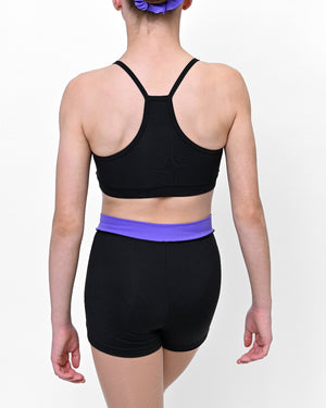 Total Dance Studio Wear Essential V Band Short - Coloured Band - Shorts - View 8