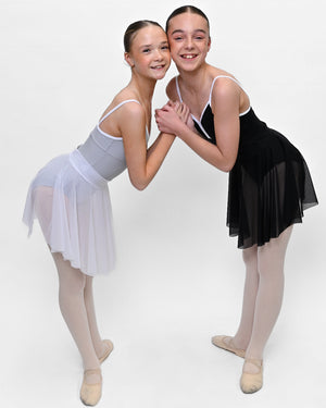 Total Dance Studio Wear Mesh Circle Skirt with Mesh Waist Band - Mesh Skirt - View 6