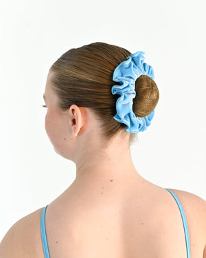 Aurora Velvet Scrunchie - Blue