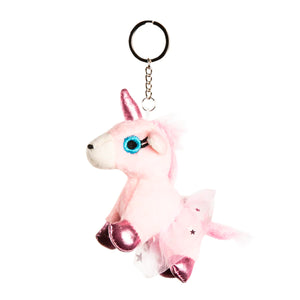 Mad Ally Ballerina Buddies Keyring - Sparklez Unicorn - Plush Keyring