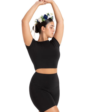 Capezio Clover Crop Top - Crop Tops - Back