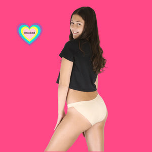 Knicked Dance Diva - High Cut Bikini - Medium Absorbency - Period Underwear - Side