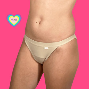 Knicked Dance Diva Pro - High Cut Bikini - Heavy Absorbency - Period Underwear - Back