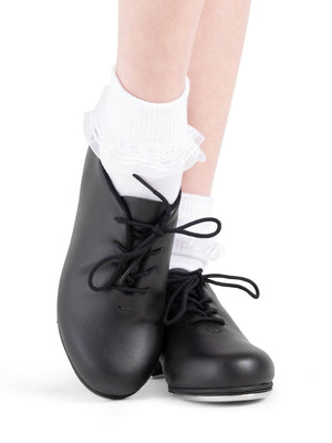 Capezio Downtown Lace up Tap shoe - Tap Shoes - Close-up