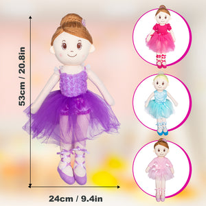 Mad Ally Ballerina Indi Doll - Pink - Ballerina Doll - Back