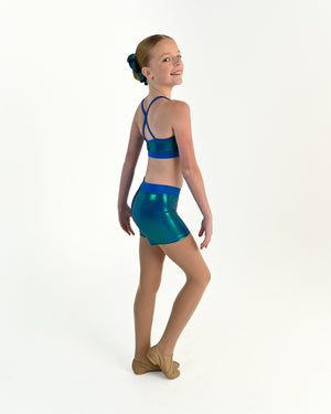 Vibe Crop Top - Ocean Teal 2