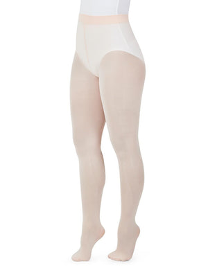 Capezio Ultra Soft Self Knit Waistband Footed Tight - Child - Tights - Back