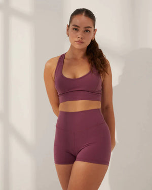 Diamond Active Motion Hi-Rise Short Adult - Grape - Shorts - Side