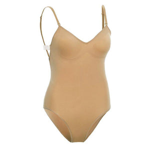 Bloch Aries Womens Bodysuit Underwear - Sand - Bodystocking