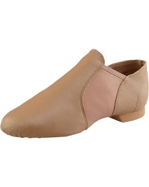 Capezio E-Series Slip On Jazz Shoes Adult - Tan