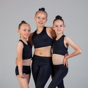Scout Active Mila Eco Friendly Racer Back Crop Girls - Luna - Close-up