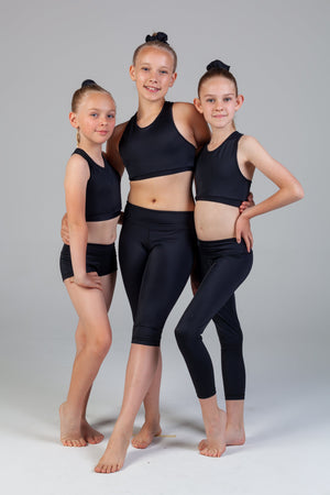 Scout Active Lyla Eco Friendly Wide Waist Band 7/8 Legging Girls - Luna - Side
