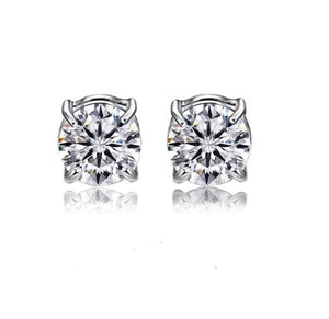 KySienn&Mad Ally Diamante Round Magnetic Earrings