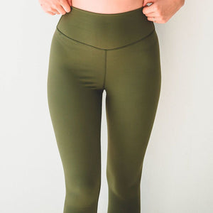 Diamond Active Performance Legging - Green - Leggings