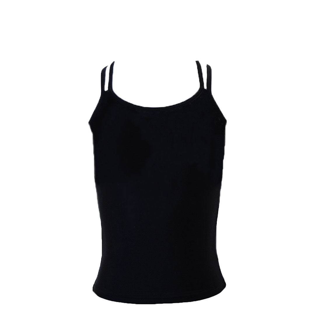 Total Dance Australia Essential Double Cross Singlet, with Contrast Binding - Dance Singlet - Back