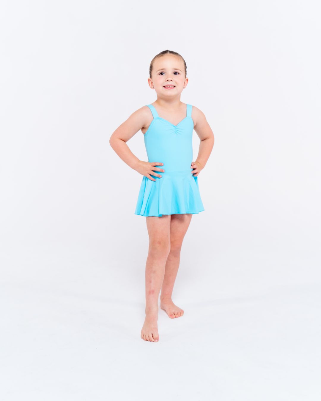 Total Dance Studio Wear Ava - Wide Strap Leotard with Skirt - Ballet Skirt - View 7