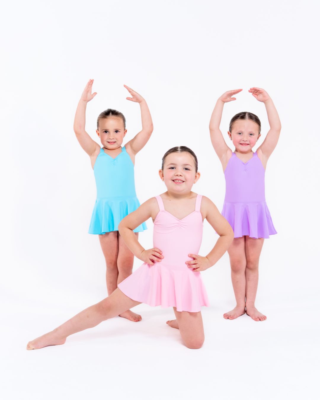 Total Dance Studio Wear Ava - Wide Strap Leotard with Skirt - Ballet Skirt - Detail