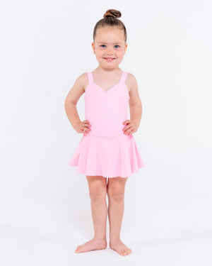 Total Dance Studio Wear Ava - Wide Strap Leotard with Skirt - Ballet Skirt