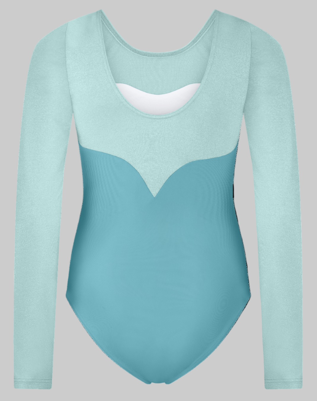Pink Lemon Dancewear Shimmer Long Sleeved Leotard - Leotards - Detail