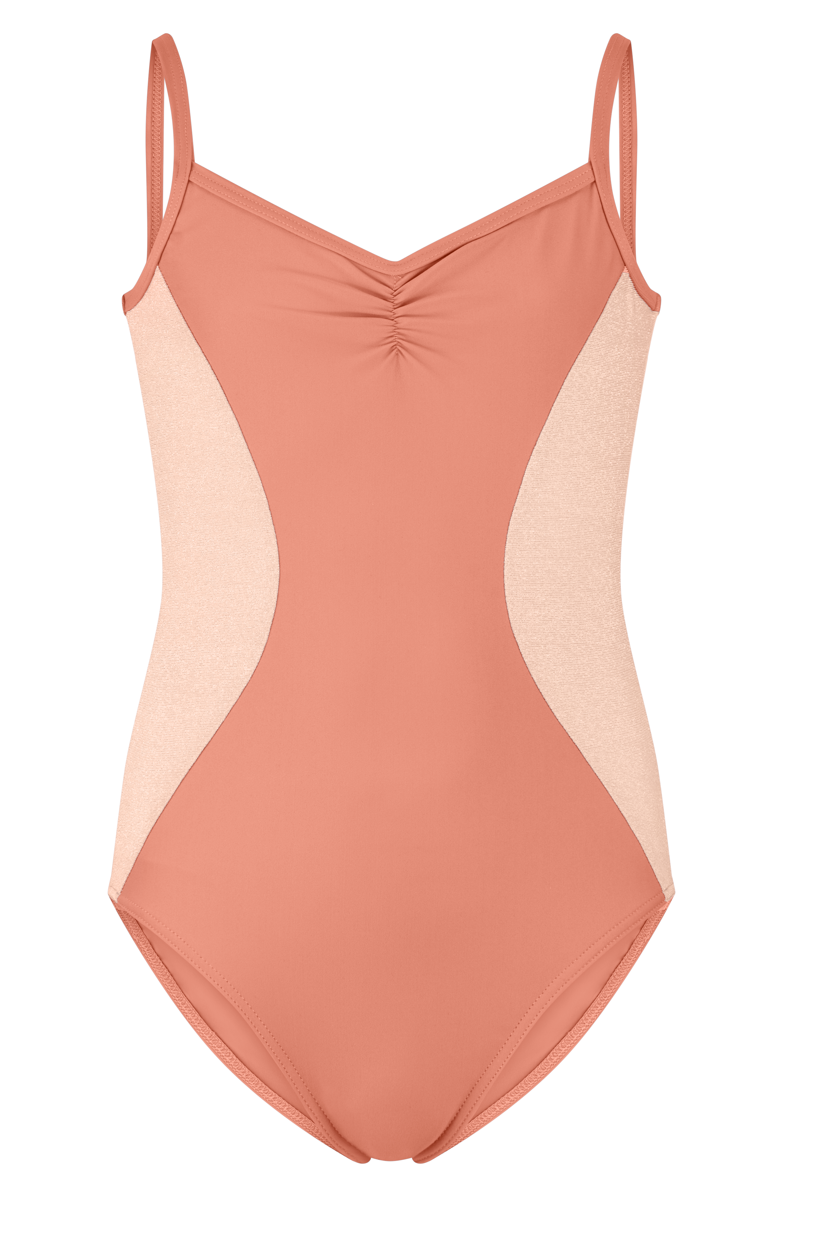 Pink Lemon Dancewear Shimmer Cami Strap Leotard - Leotards - Close-up