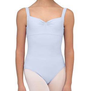 Wear Moi Galate Microfiber Pinch Front Tank Leotard Child & Adult - Sky - Leotards - Back