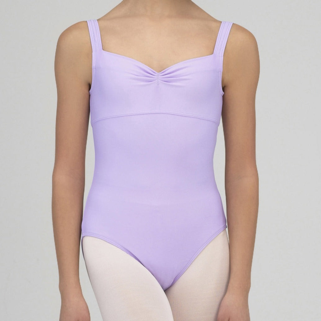 Wear Moi Galate Pinch Front Tank Leotard - Lilac | Child & Adult Sizes - Leotards