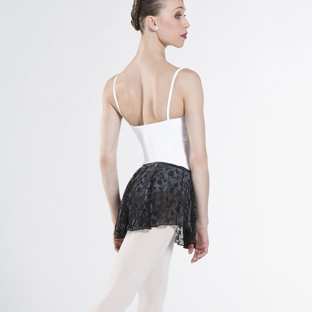 Wear Moi Gazelle Full Circle Pull-On Skirt Adult - Black Pearl - Ballet Skirt