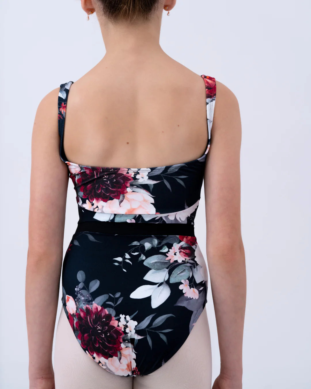 Claudia Dean Grace High Cut Leotard Child & Adult - Mistletoe Print - Leotards - Back