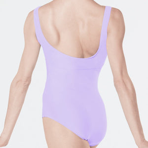 Wear Moi Galate Pinch Front Tank Leotard - Lilac | Child & Adult Sizes - Leotards - Back