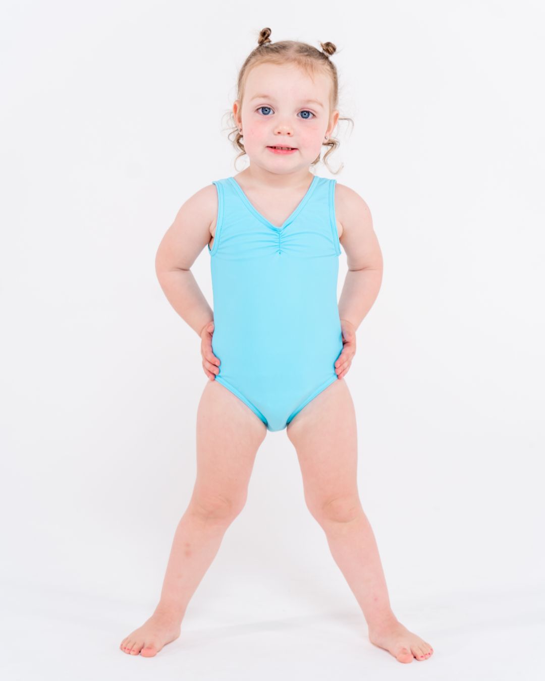 Total Dance Studio Wear Essential Gathered Front Leotard - High Back - Leotards - View 14