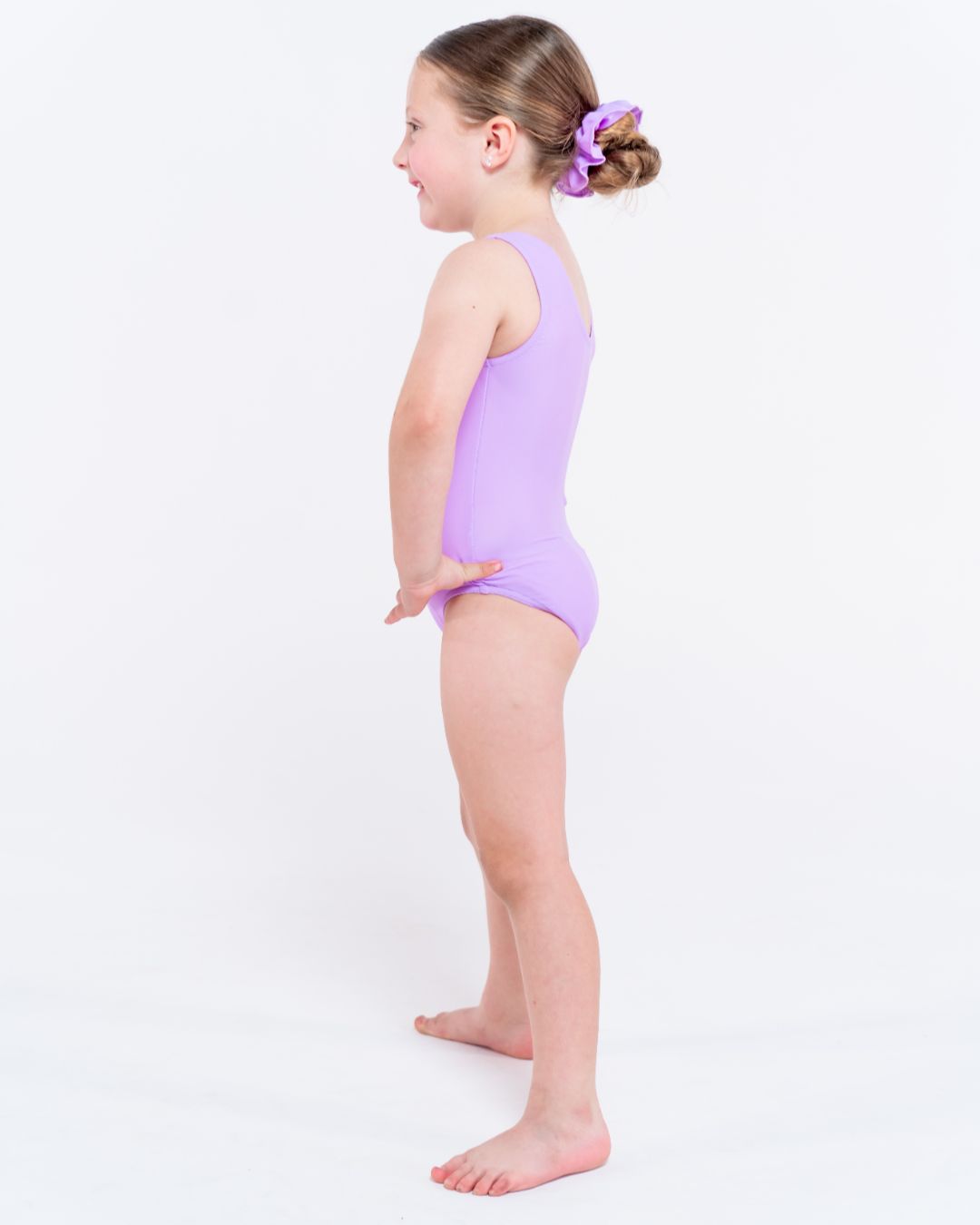 Total Dance Studio Wear Essential Gathered Front Leotard - High Back - Leotards - View 23