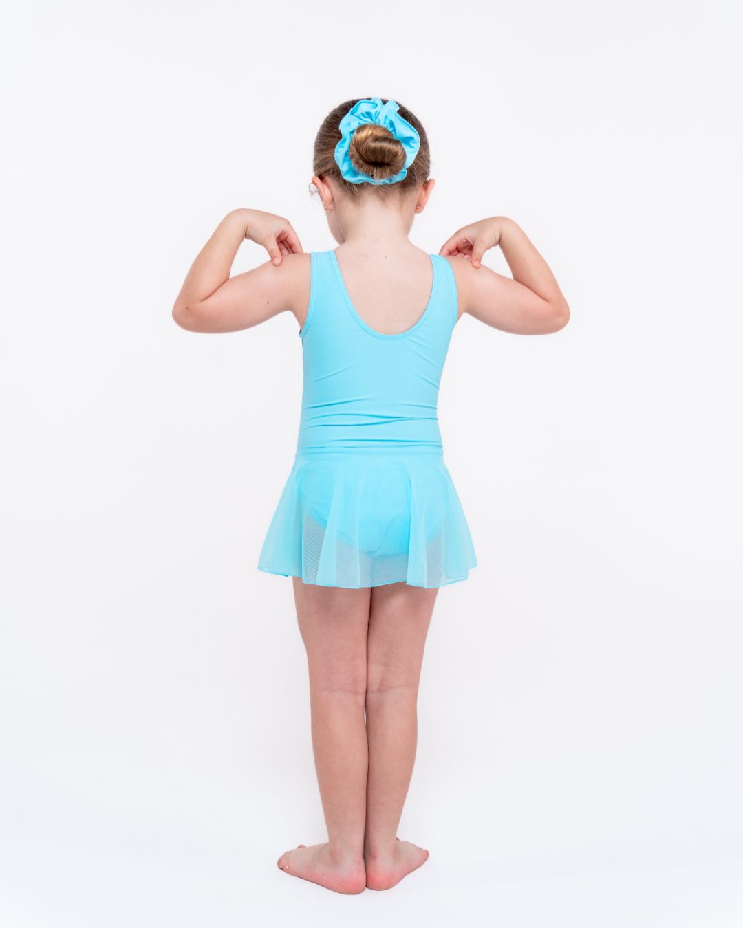 Total Dance Studio Wear Gisele Traditional Gathered Front Leotard Skirt - Ballet Skirt - Back