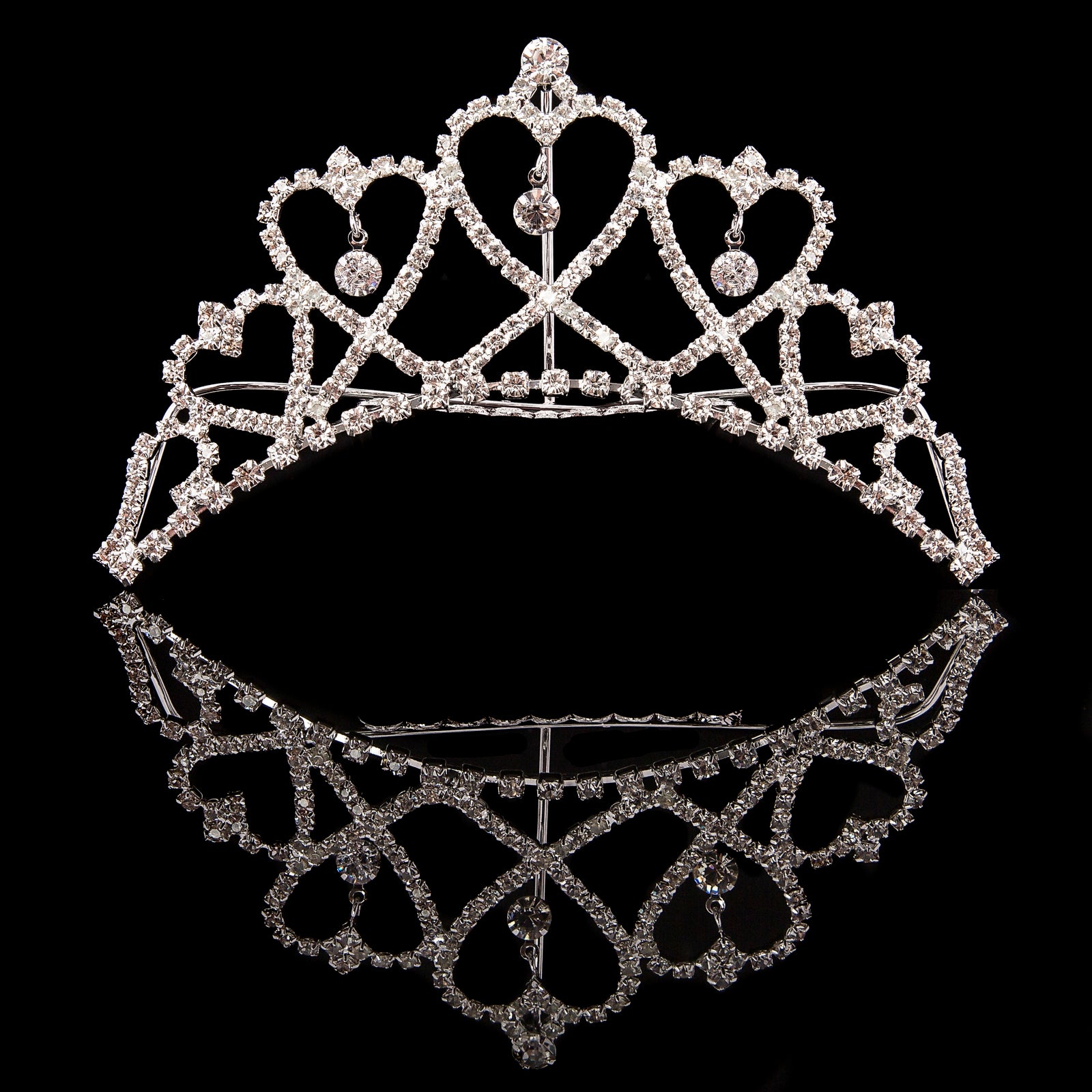 Mad Ally Medium Heart Tiara - Back