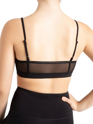 Capezio Irish Mesh Bra Crop Top - Dance Crop top - Back