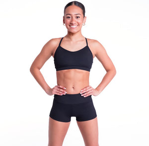 Pink Lemon Dancewear Ribbed Back to Basics - Crop - Crops - Back