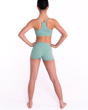 Pink Lemon Dancewear Ribbed Back to Basics - Crop - Crops - Side